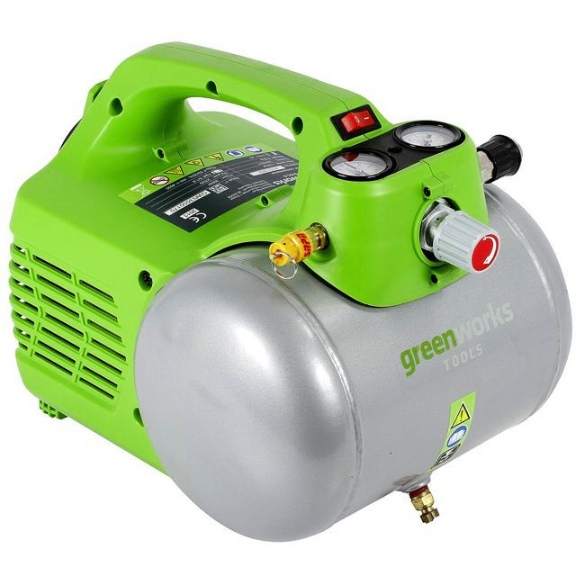 Компрессор электрический Greenworks 300W GAC6L