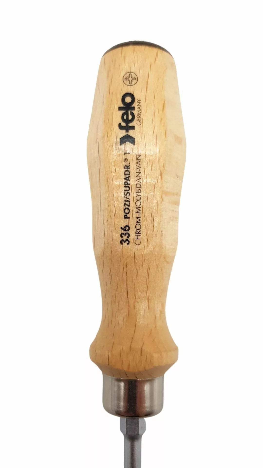 Отвертка с деревянной рукояткой ударная PZ 1Х80 FELO 33610290