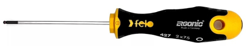 Отвертка шестигранный ключ 2,0 мм с шаровым окончанием FELO 427 202 40