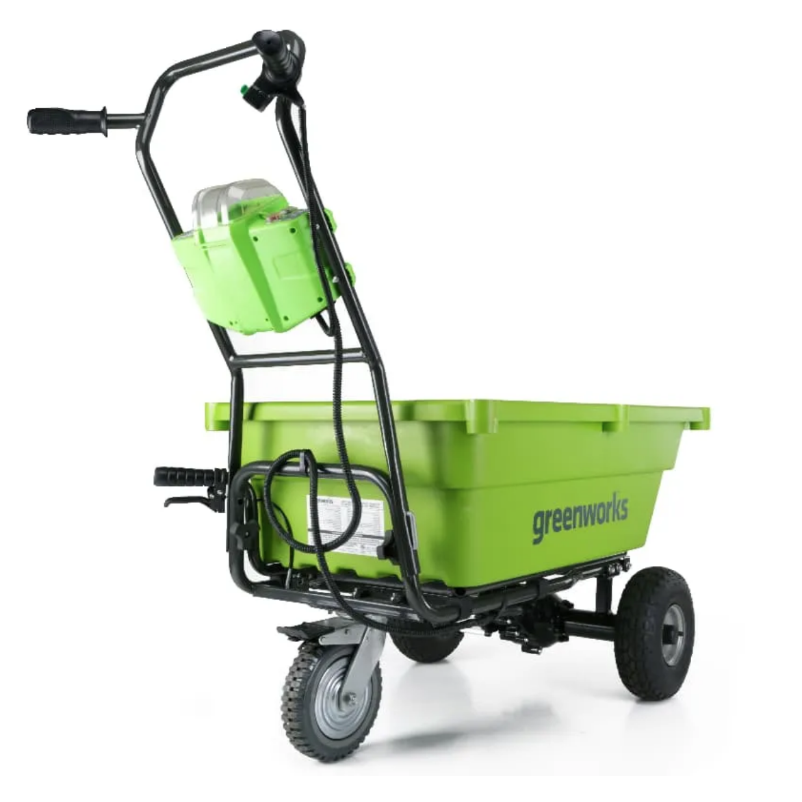 Садовая тележка самоходная Greenworks 106 л 40V G40GC, без АКБ и ЗУ