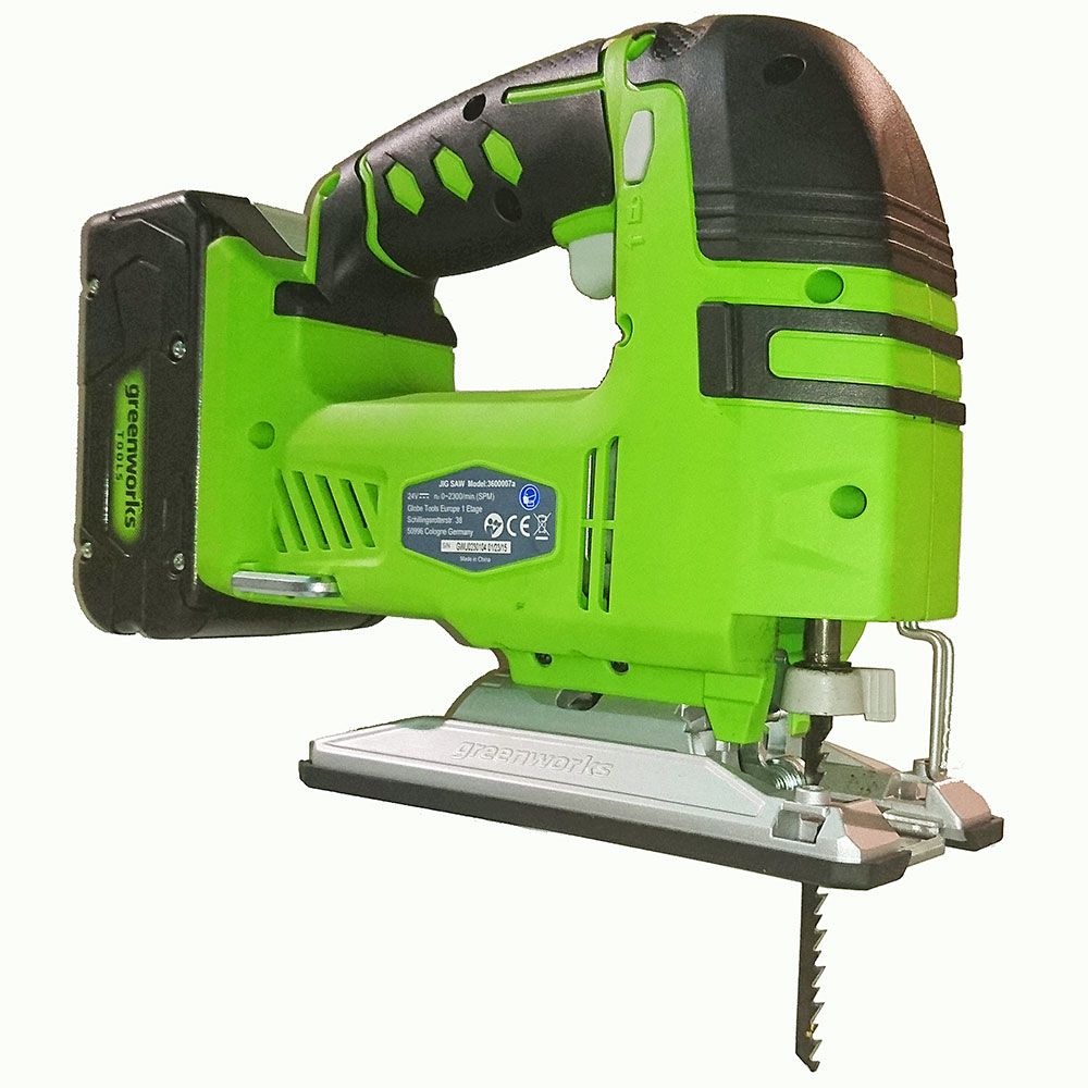 Лобзик аккумуляторный Greenworks 24V G24JS, без АКБ и ЗУ