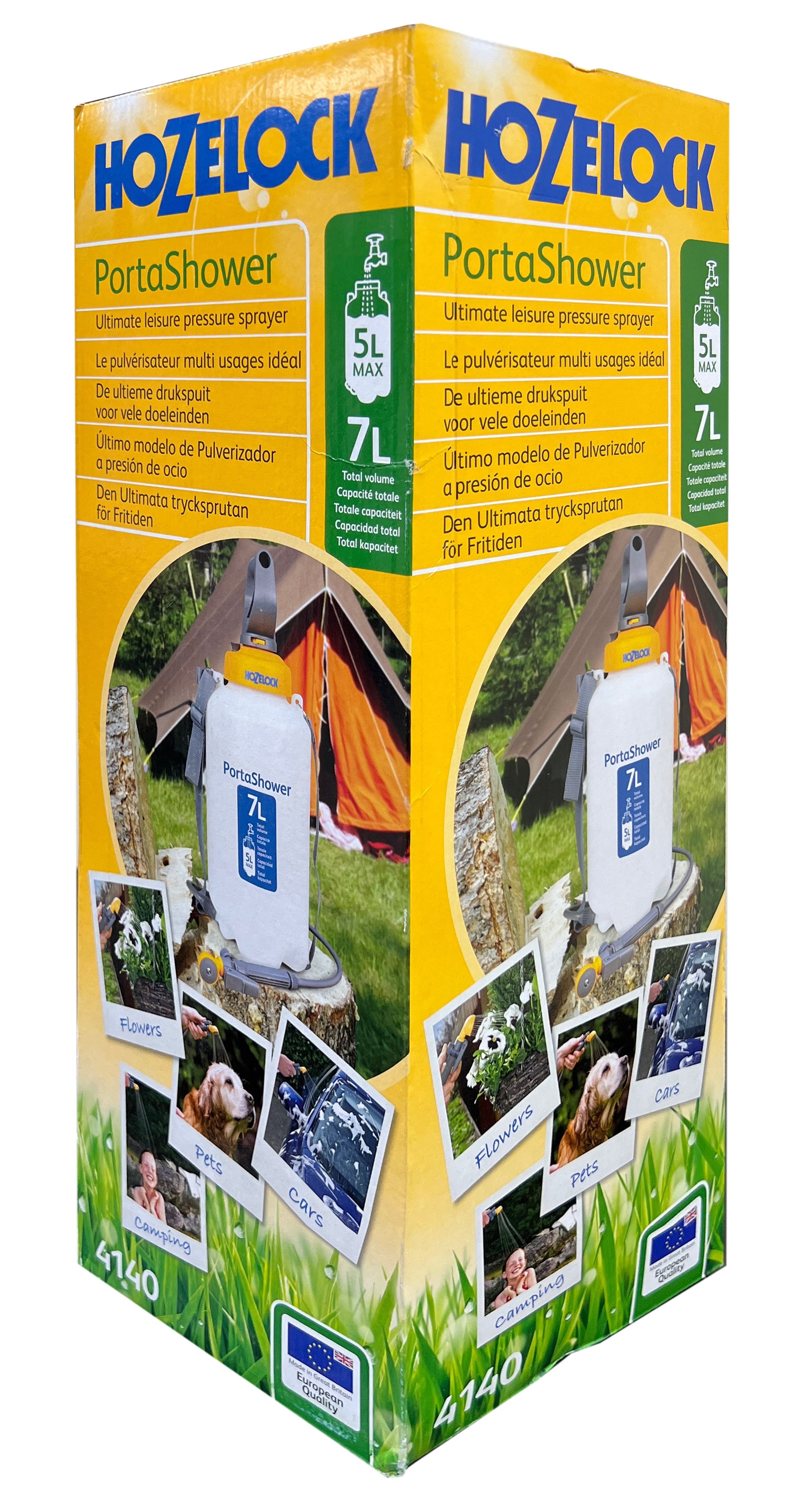 Портативный душ HoZelock 4140 4-в-1, 7 л