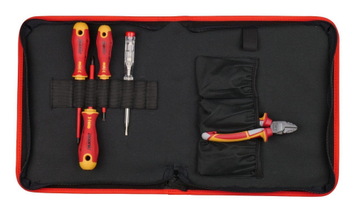 Набор отверток Ergonic SL, PH, PZ (+/-) и диэлектр бокорезы 160 мм FELO 413 905 04