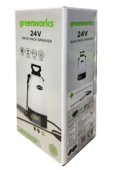Опрыскиватель садовый аккумуляторный Greenworks 24V GSP1250, без АКБ и ЗУ