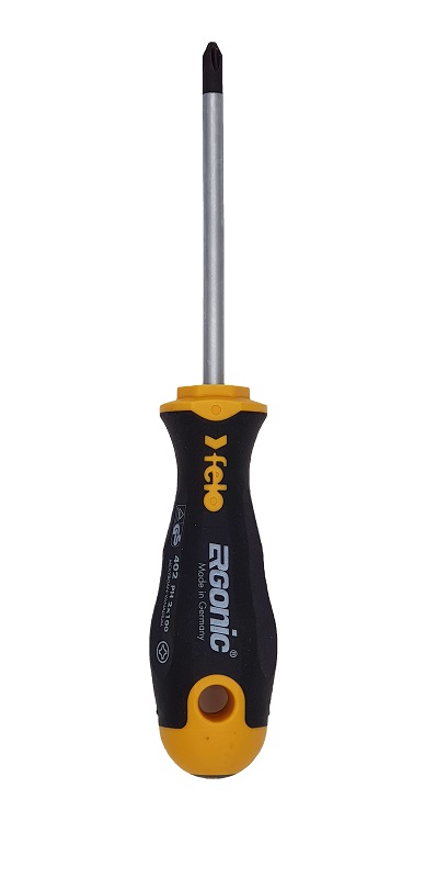 Отвёртка серия 402 Ergonic, PH2х100х6,0 FELO 402 203 10