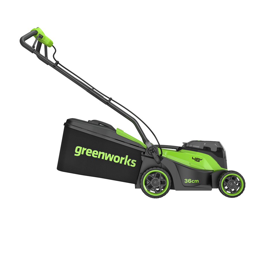 Газонокосилка аккумуляторная 36 см Greenworks 2х24V (48V) GD24X2LM361 2520707, бесщеточная, без АКБ и ЗУ